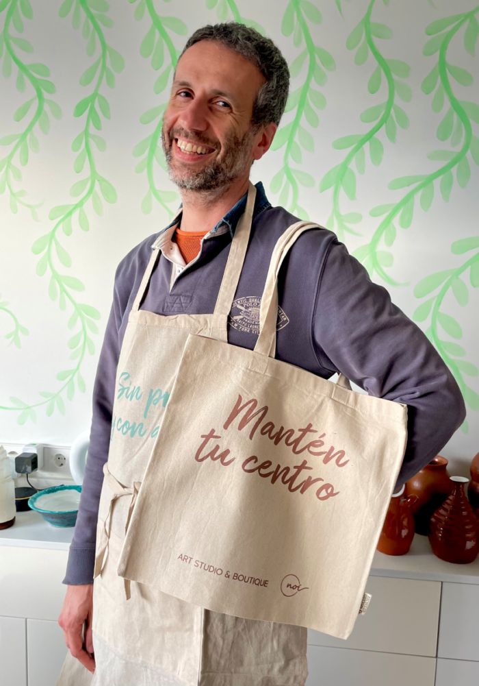 Tote bag "Mantén tu centro" - Imagen 2