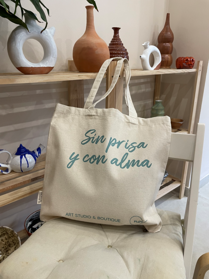 Tote bag "Sin prisa y con alma"