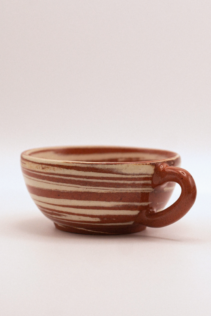 taza arena bicolor